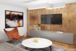 inna perspektywa pokoju gościnnego w ekskluzywnym apartamencie do sprzedaży Lublin