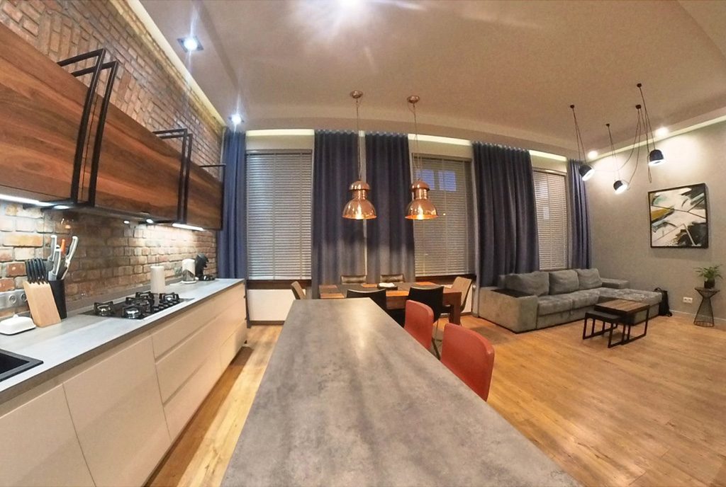 zdjęcie prezentuje eleganckie wnętrze ekskluzywnego apartamentu do sprzedaży Wałbrzych (okolice)