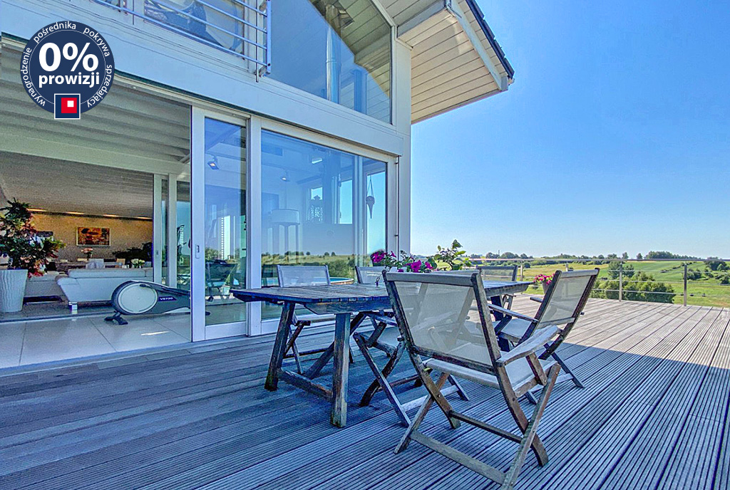 przepiękny taras przy ekskluzywnej willi do sprzedaży Katowice (okolice)