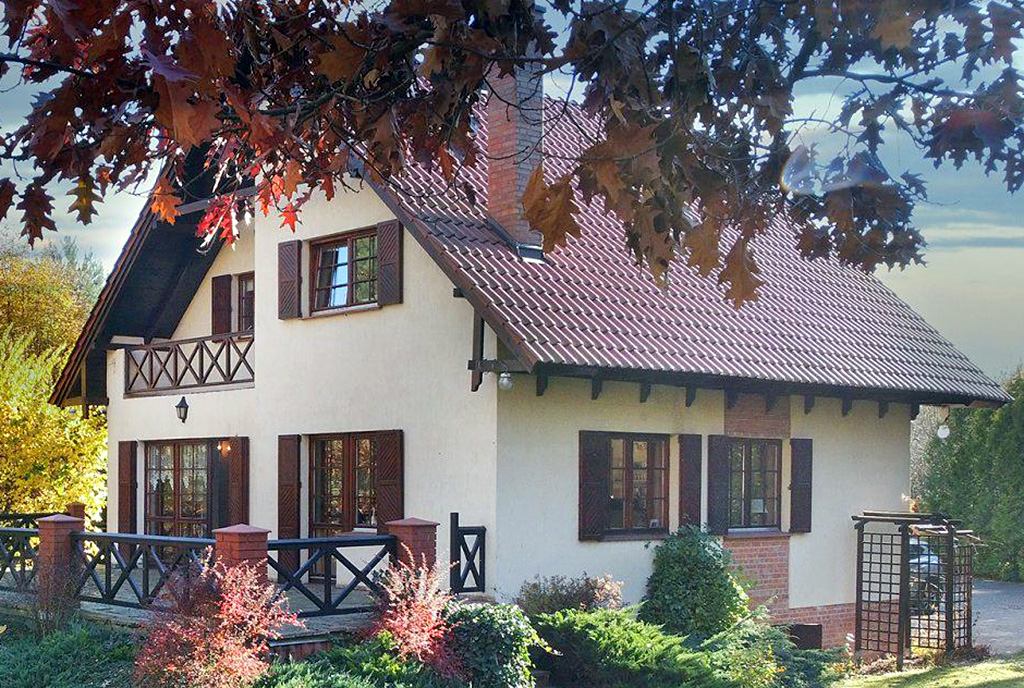 imponująca bryła luksusowej willi do sprzedaży Łódź (okolice)