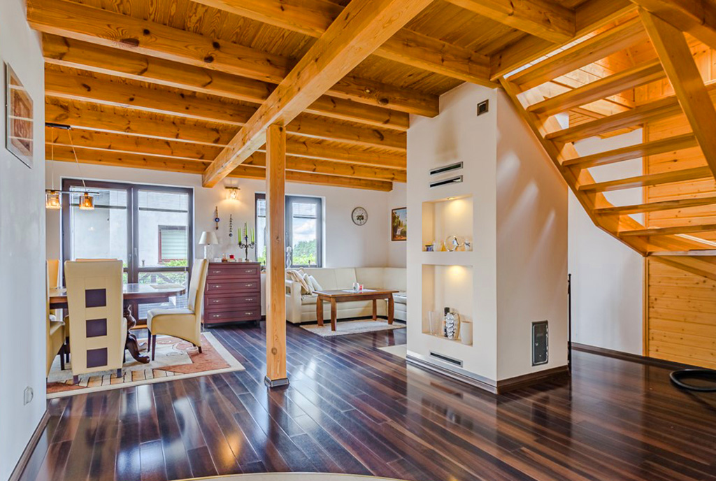 eleganckie wnętrze luksusowej willi na sprzedaż Gdynia