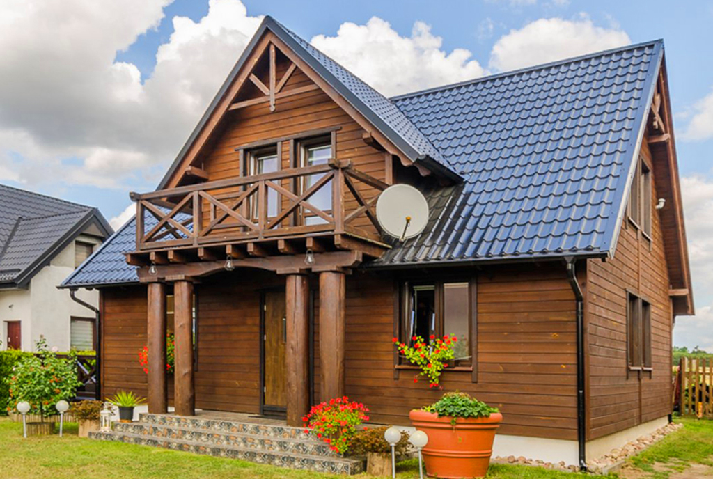 imponujący taras przy ekskluzywnej willi do sprzedaży Gdynia