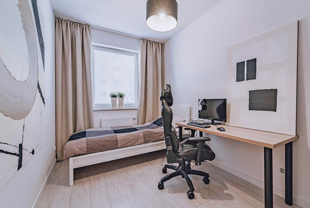gabinet albo pokój dla dziecka w luksuswoqym apartamenciue do sprzedaży Elbląg