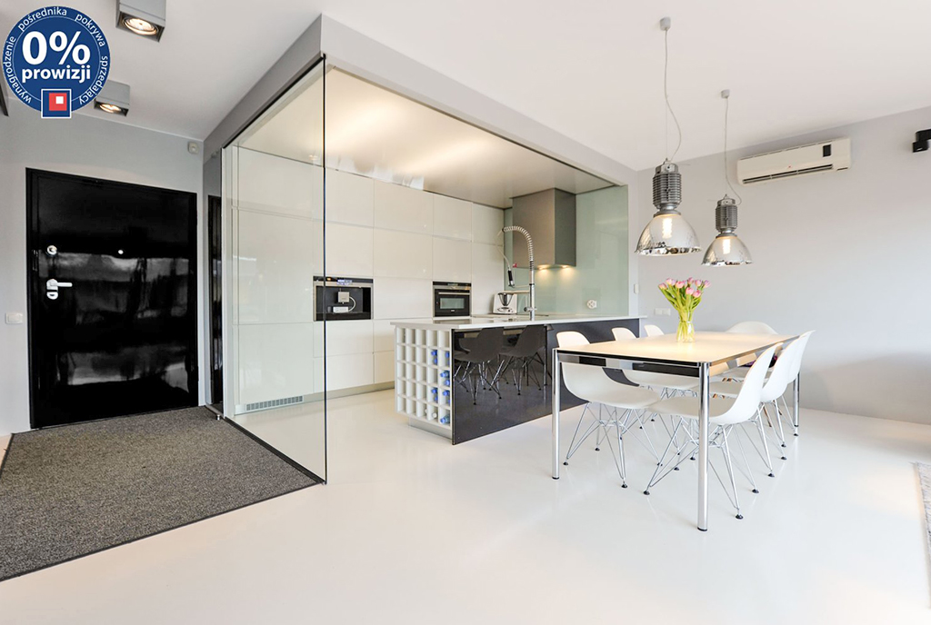 nowoczesna kuchnia w ekskluzywnym apartamencie na sprzedaż Katowice