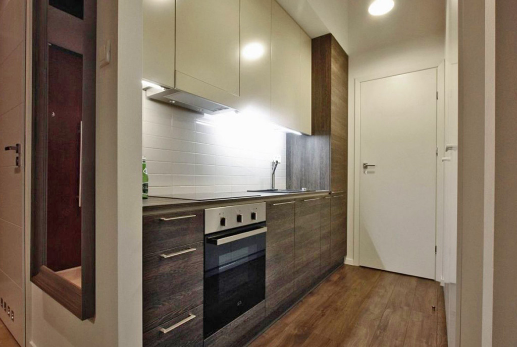 zabudowana kuchnia w luksusowym apartamencie do sprzedaży Łódź