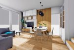 nowoczesny design salonu w ekskluzywnym apartamencie do sprzedaży Wrocław