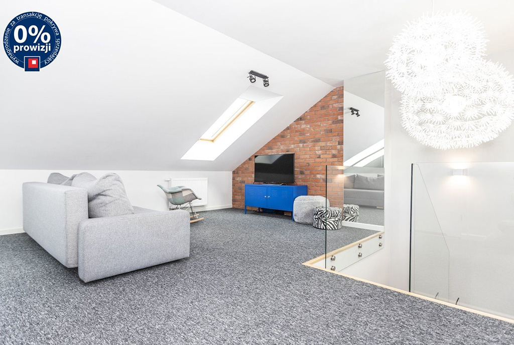 na zdjęciu wyższy poziom luksusowej willi do sprzedaży Gdańsk