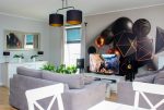 futurystyczny salon w ekskluzywnym apartamencie na sprzedaż Kalisz (okolice)