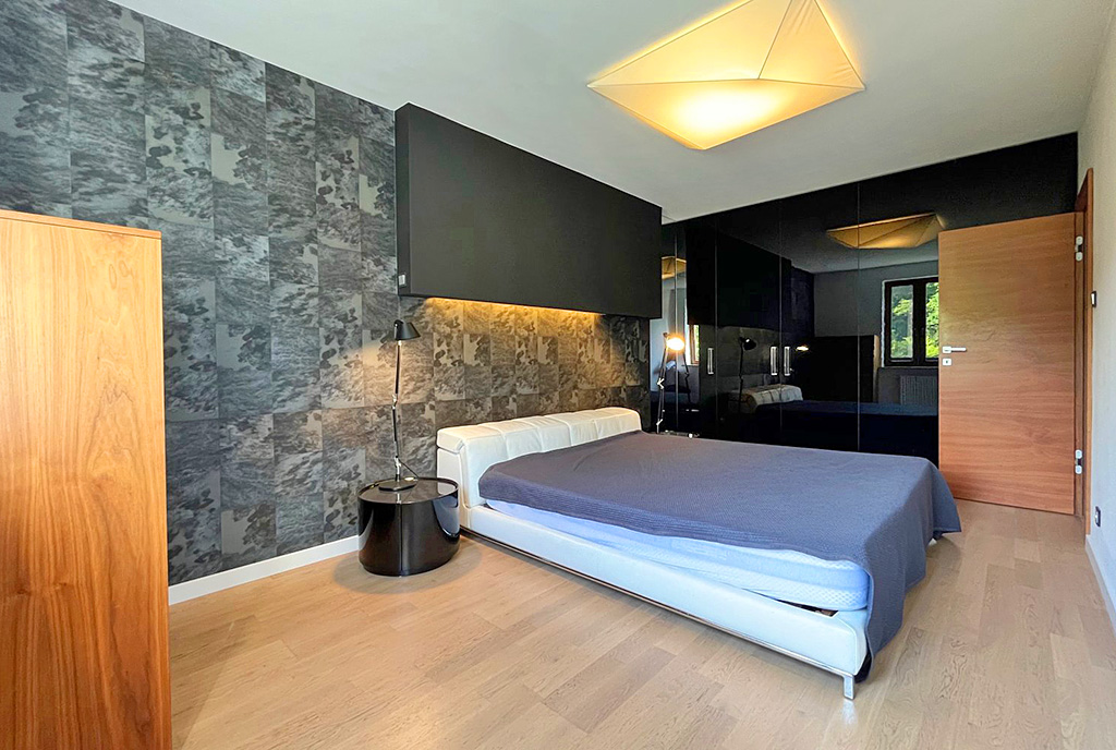 zaciszna sypialnia w luksusowym apartamencie na wynajem Szczecin