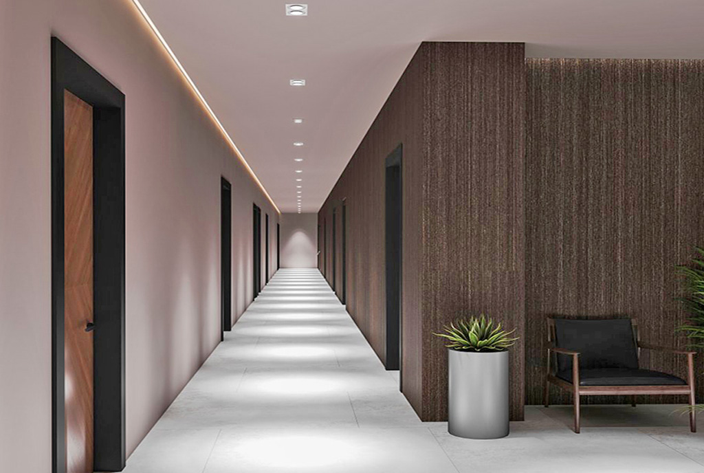 hol prowadzący do luksusowego apartamentu na sprzedaż Gruzja (Batumi)