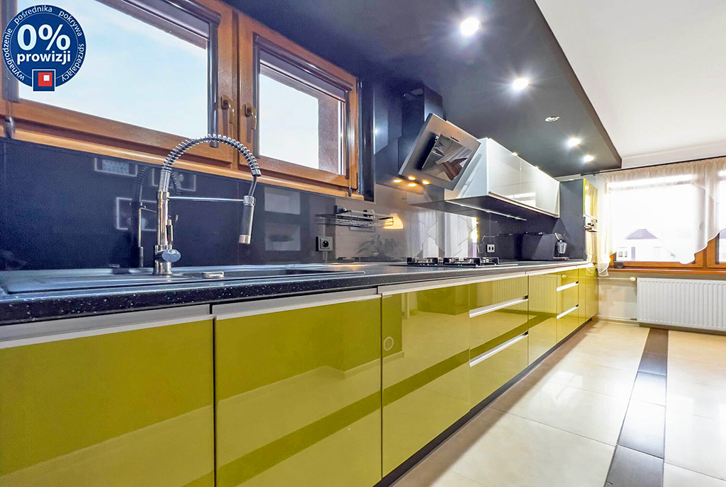 nowoczesna kuchnia w luksusowym apartamencie na sprzedaż Katowice (okolice)
