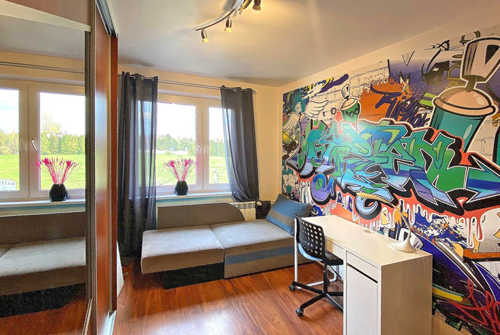 widok na pokój dla dziecka w luksusowym apartamencie na sprzedaż Katowice (okolice)