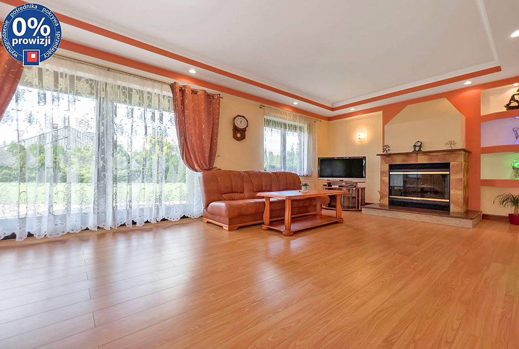 elegancki salon w ekskluzywnej wilki na sprzedaż Katowice (okolice)
