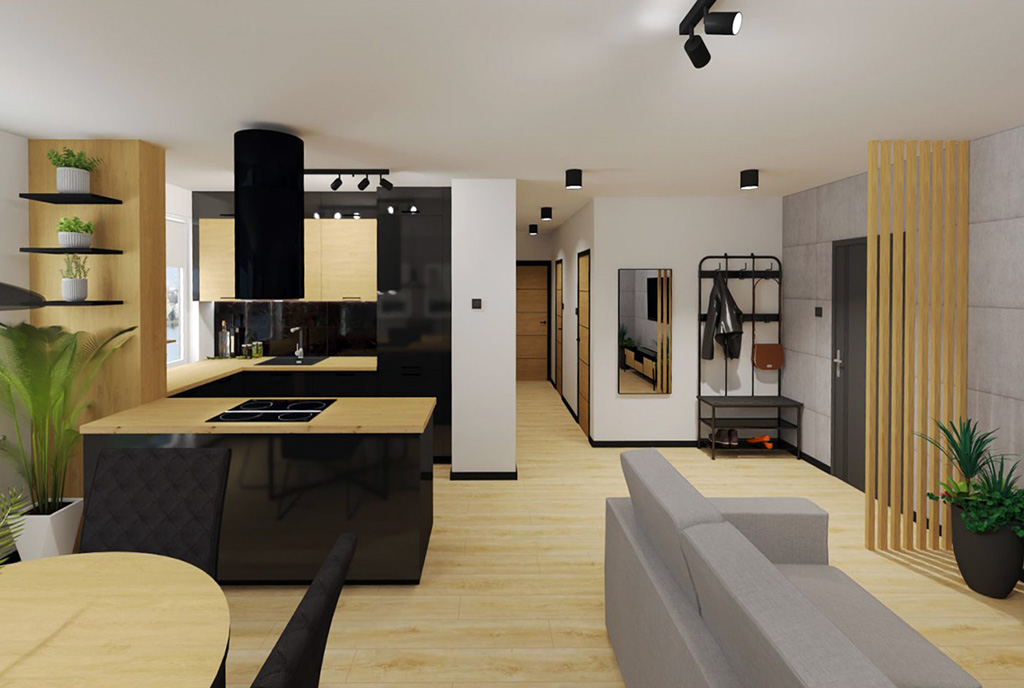 prestiżowy salon w ekskluzywnym apartamencie do sprzedaży Elbląg