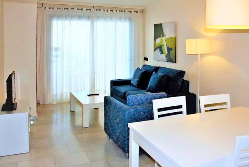 kameralny pokój dzienny w ekskluzywnym apartamencie do sprzedaży Hiszpania (Altea)