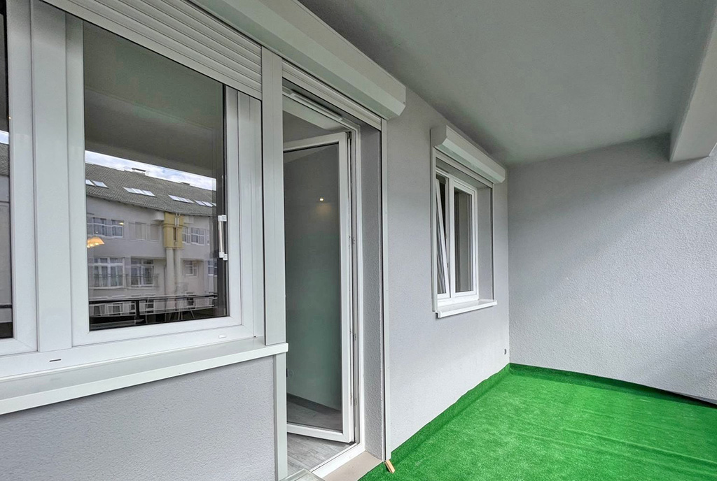 słoneczny taras przy ekskluzywnym apartamencie na sprzedaż Gorzów Wielkopolski