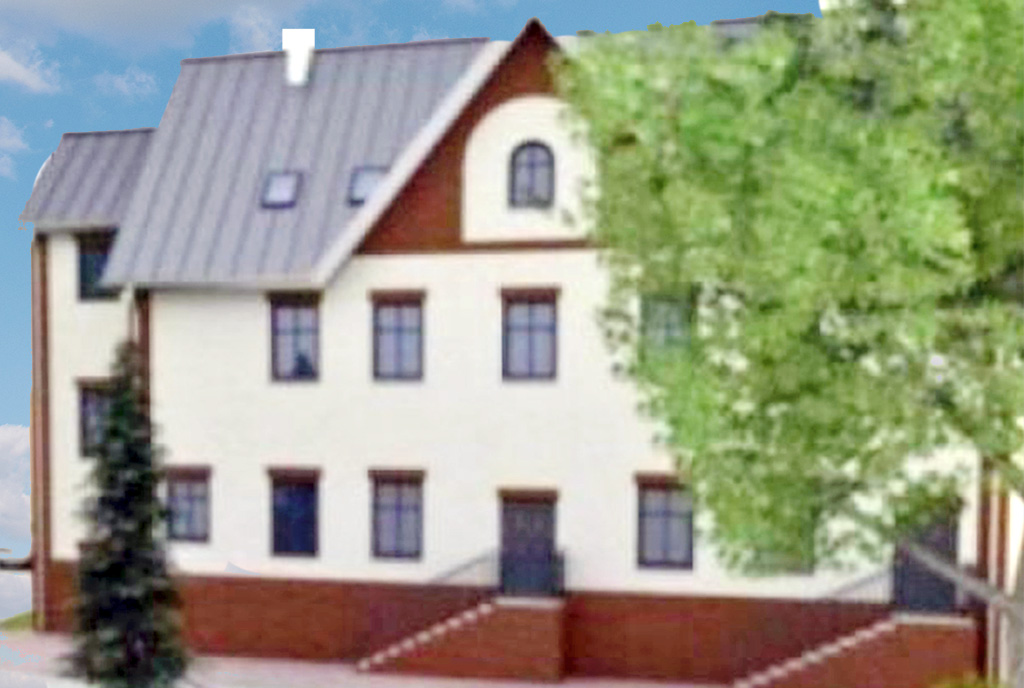 imponujące wejście do luksusowej willi do sprzedaży Głogów (okolice)