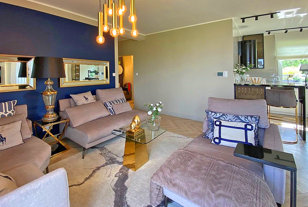 fragment ekskluzywnego salonu w luksusowej willi do sprzedaży Szczecin (okolice)