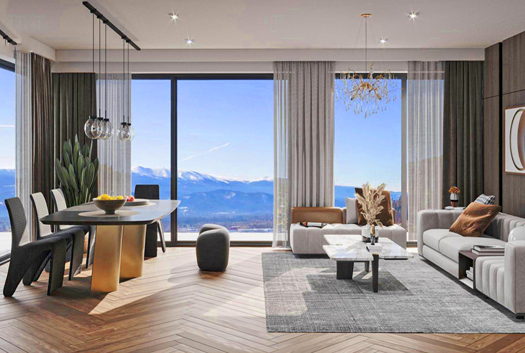 stylowe wnętrze luksusowego apartamentu do sprzedaży Jelenia Góra