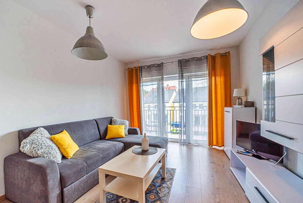 modnie zaaranżowane wnętrze ekskluzywnego apartamentu do wynajęcia Bolesławiec