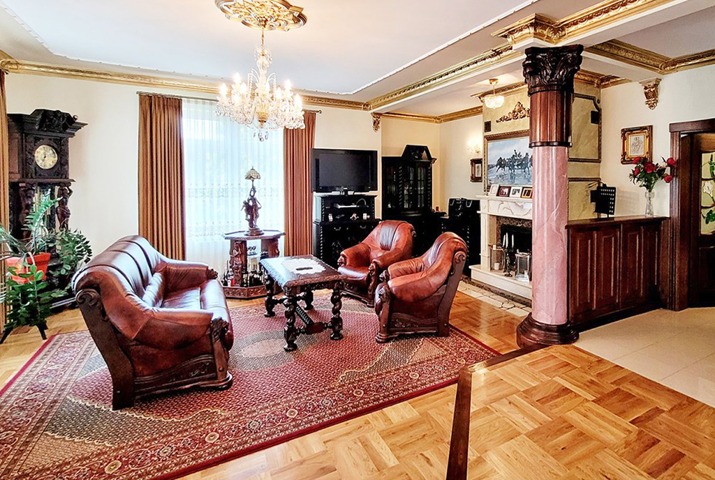 eleganckie wnętrze luksusowej willi na sprzedaż Gdańsk (okolice)