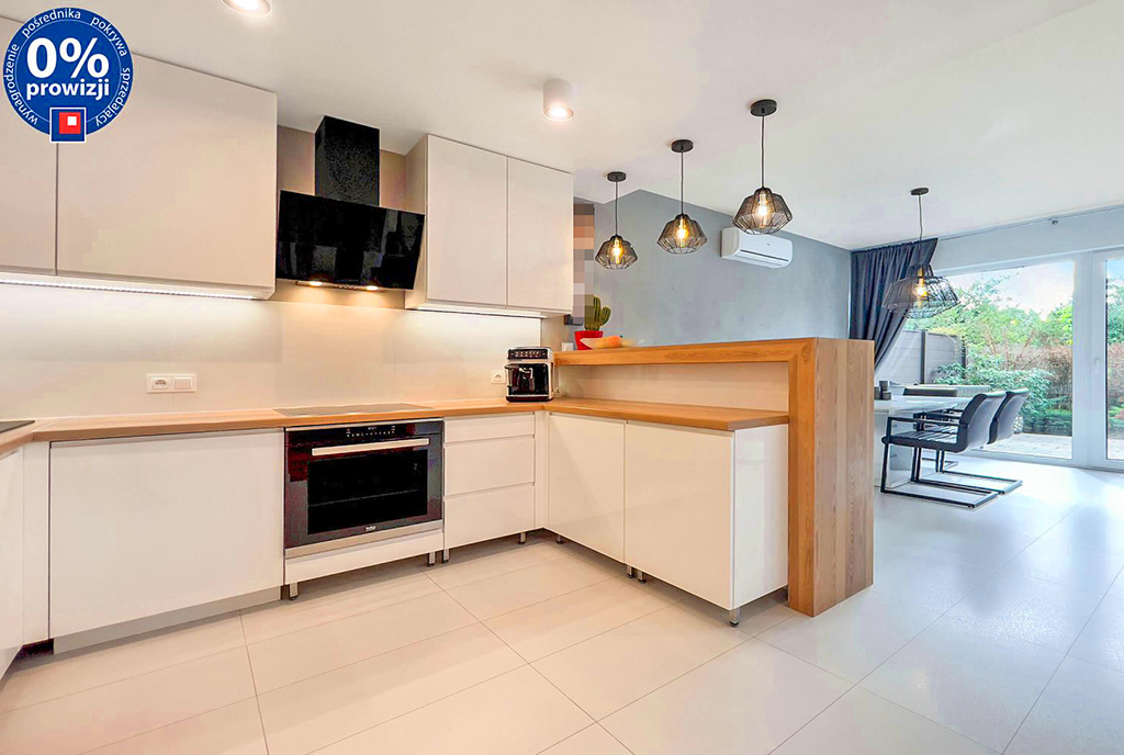 nowoczesna kuchnia w ekskluzywnym apartamencie na sprzedaż Katowice (okolice)