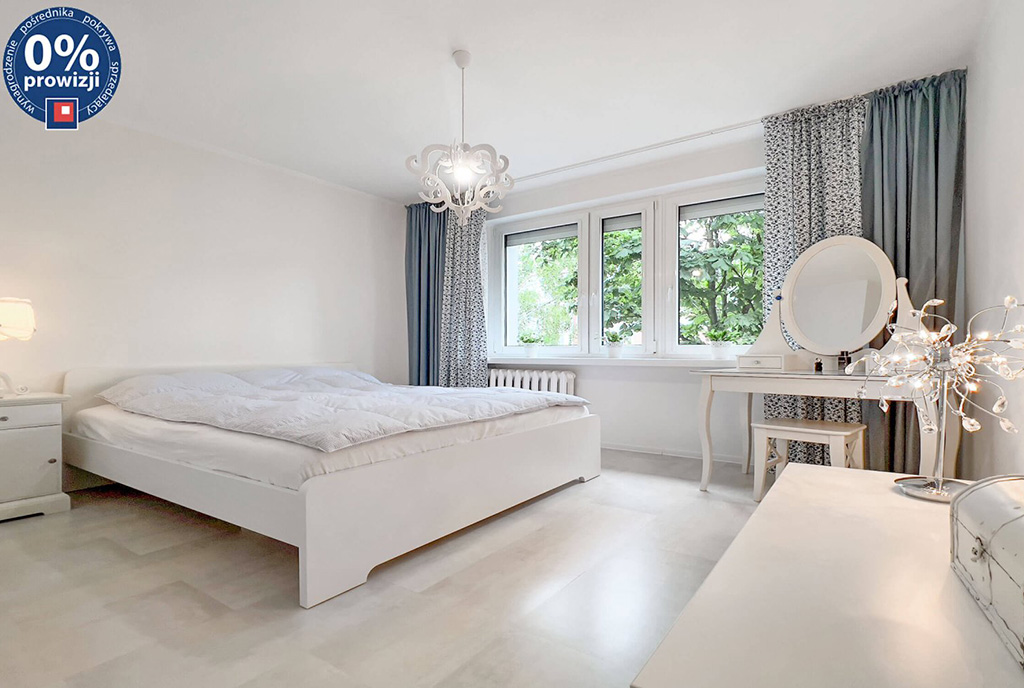 prywatna sypialnia w ekskluzywnym apartamencie na sprzedaż Katowice (okolice)