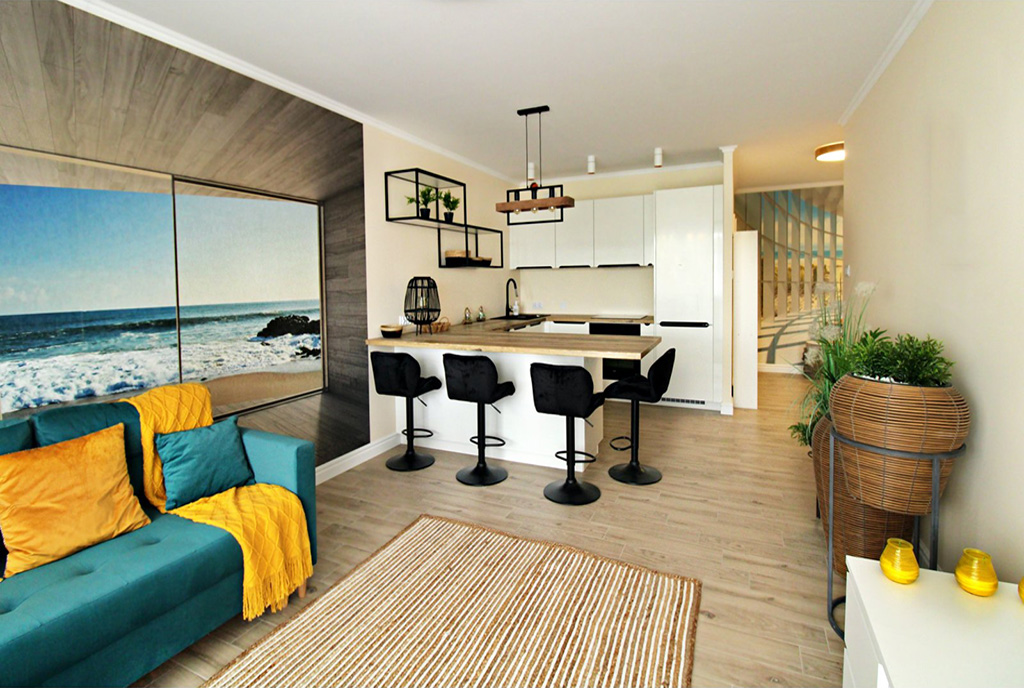 zaaranżowane zgodnie z najnowszymi trendami wnętrze ekskluzywnego apartamentu do wynajmu Gorzów Wielkopolski