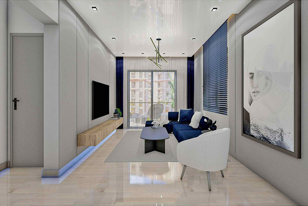 kameralny salon w ekskluzywnym apartamencie do sprzedaży Cypr (Iskele)