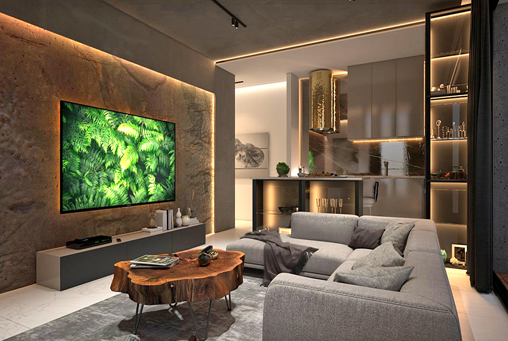 eleganckie wnętrze luksusowego apartamentu do sprzedaży Cypr (Iskele)