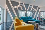 nowoczesny salon w luksusowej willi na sprzedaż Poznań (okolice)