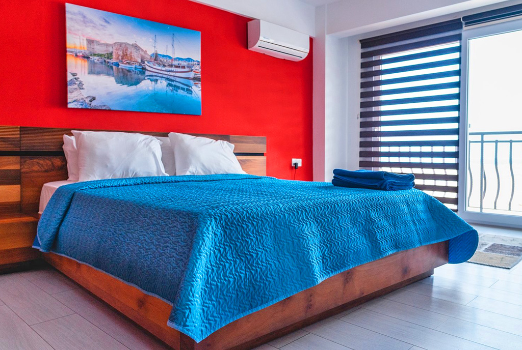 prywatna i zaciszna sypialnia w ekskluzywnym apartamencie na sprzedaż Cypr (Iskele)
