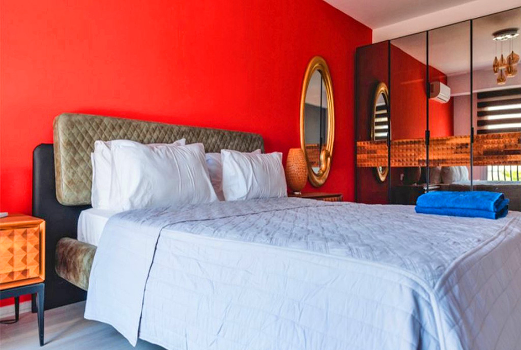 prywatna sypialnia w luksusowym apartamencie na sprzedaż Cypr (Iskele)