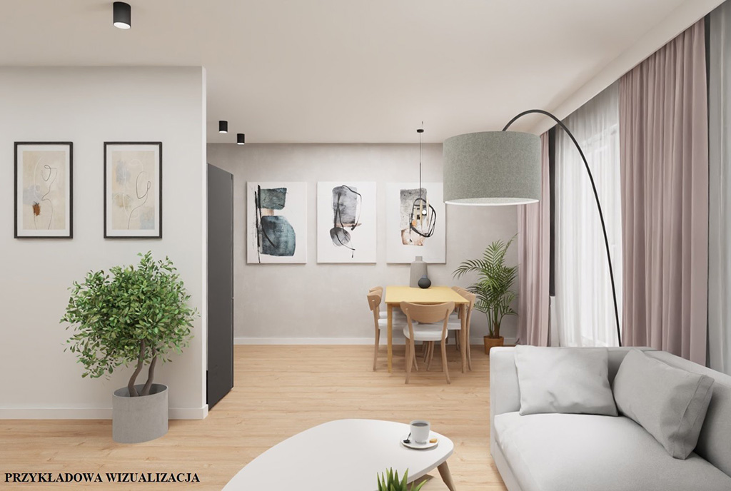 designerskie wnętrze luksusowego apartamentu na sprzedaż Elbląg