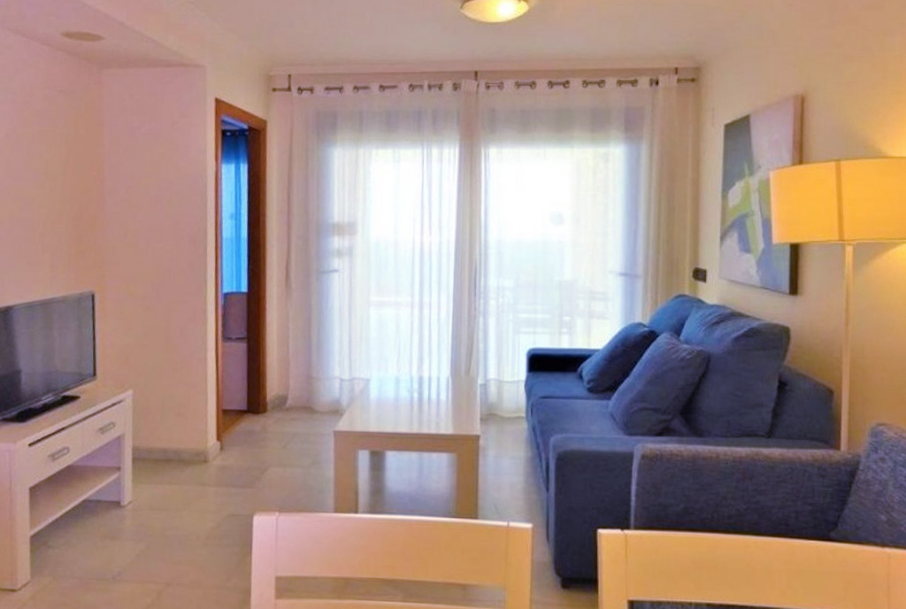 stylowy salon w luksusowym apartamencie na sprzedaż Hiszpania (Altea)