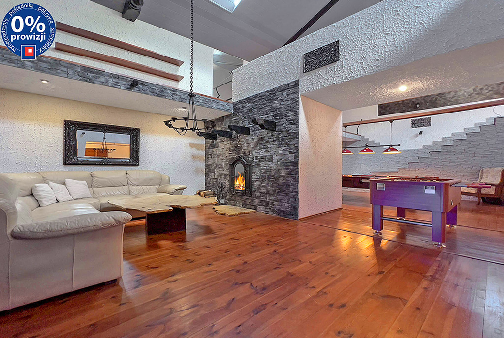 zaprojektowane zgodnie z najnowszymi trendami wnętrze ekskluzywnej willi do sprzedaży Opole (okolice)