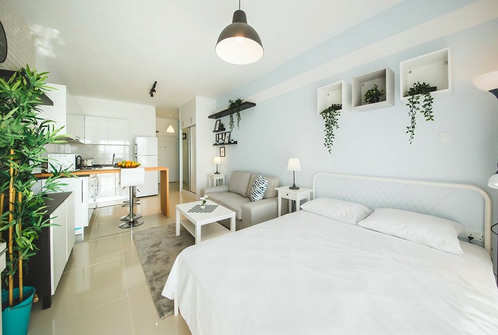 prywatna sypialnia w ekskluzywnym apartamencie do sprzedaży Cypr (Iskele)