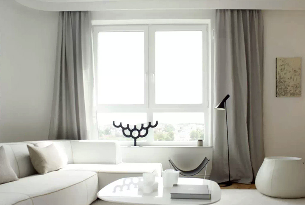 wytworny pokój dzienny w luksusowym apartamencie na sprzedaż Gdynia