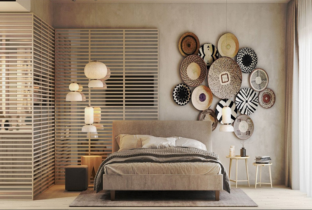 zaciszna sypialnia w luksusowym apartamencie do sprzedaży Gdańsk