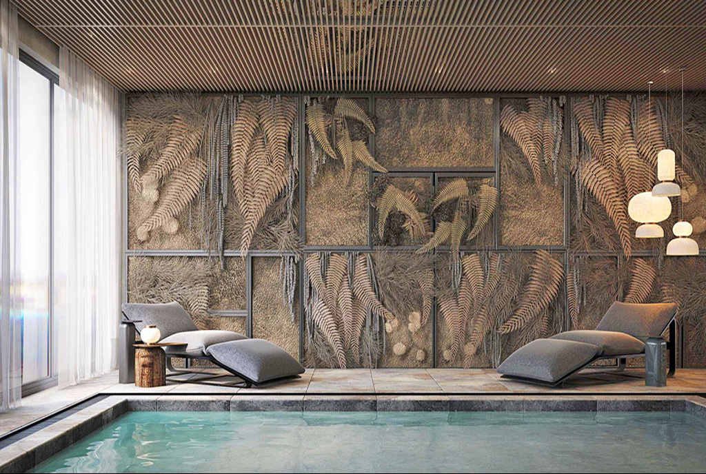 zdjęcie prezentuje znajdujący się w częściach wspólnych apartamentowca basen, z którego będą mogli korzystać właściciele tego ekskluzywnego apartamentu do sprzedaży Gdańsk