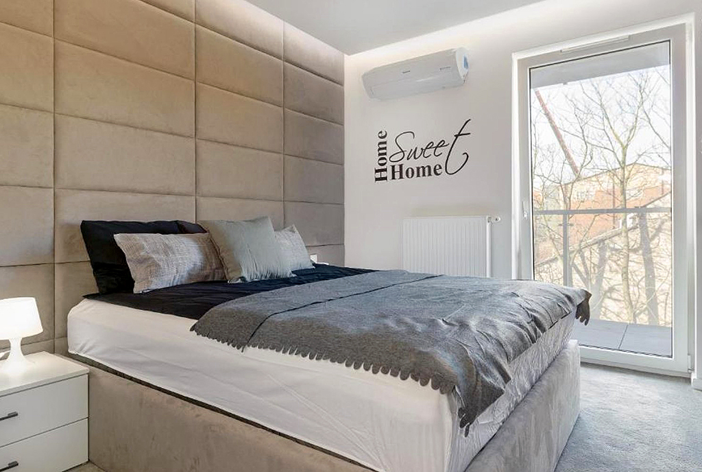 prywatna sypialnia w luksusowym apartamencie do sprzedaży Poznań