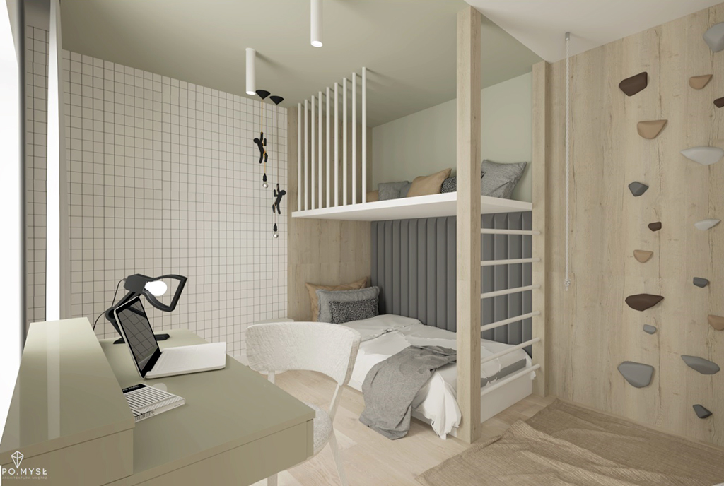 fragment pokoju dla dziecka w luksusowym apartamencie na sprzedaż Ustroń