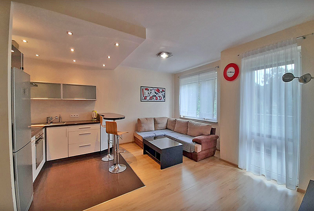 fragment pokoju dziennego w ekskluzywnym apartamencie do sprzedaży Zielona Góra