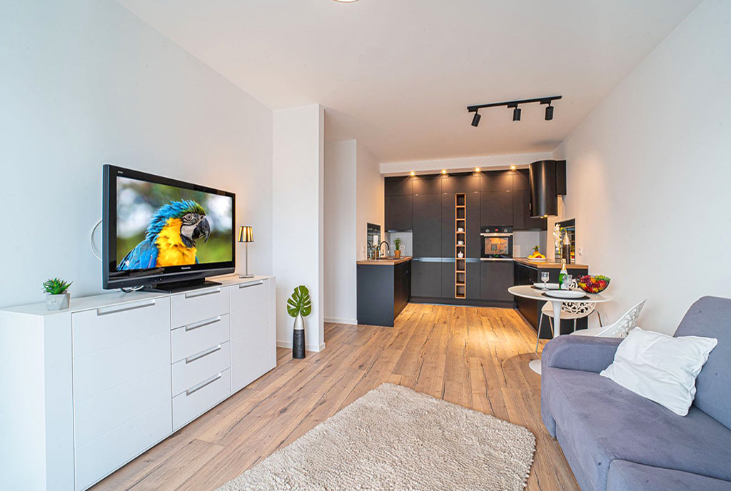 imponujące wnętrze ekskluzywnego apartamentu do wynajęcia Bolesławiec