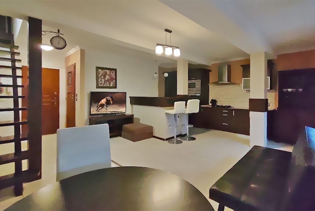 przestronne wnętrze ekskluzywnego apartamentu do wynajęcia Legnica