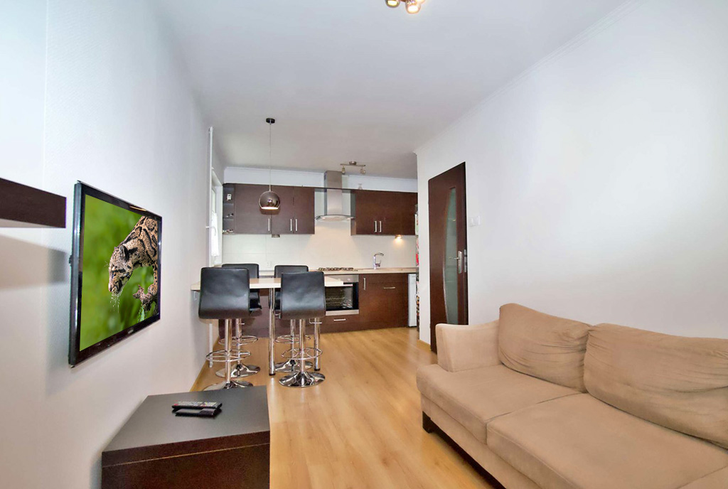 funkcjonalny aneks kuchenny w luksusowym apartamencie na sprzedaż Gorzów Wielkopolski