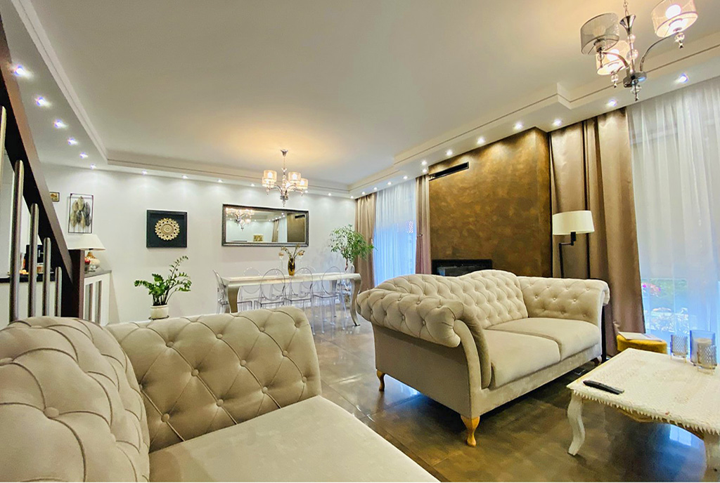 epatujące bogactwem wnętrze ekskluzywnej willi do sprzedaży Katowice (okolice)