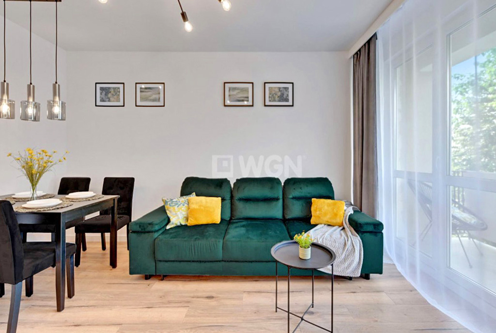 kameralny pokój dzienny w ekskluzywnym apartamencie do sprzedaży Gdańsk