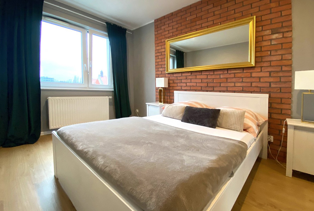 zaciszna sypialnai w ekskluzywnym apartamencie na sprzedaż Szczecin