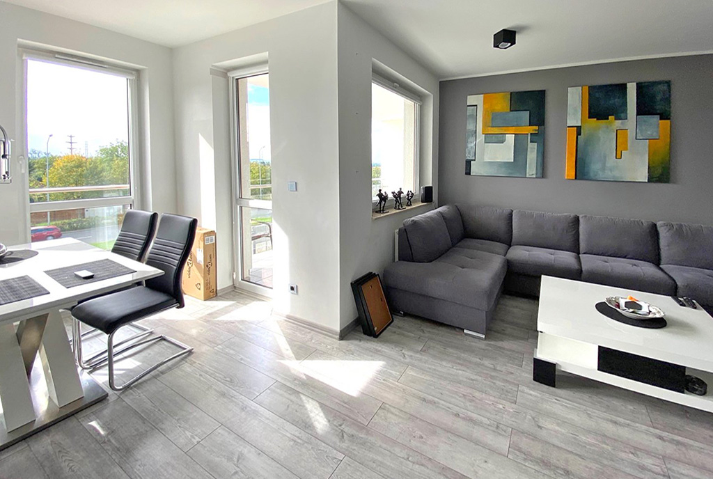 imponujący pokój gościnny w ekskluzywnym apartamencie do wynajęcia Szczecin